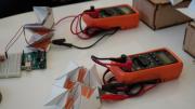 Testing prototypes with a multimeter 